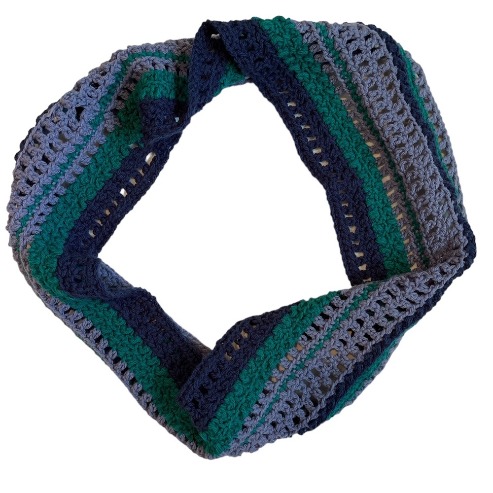 Hand Crocheted Infinity Scarf
